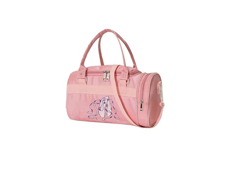 WVMKOR Small Dance Bag For Girls Small Gym Duffle Bag Overnight Bags For Kids Weekend Bags (pink1) - Image 1
